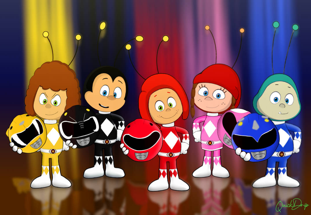 Mighty Morphin' Poppy Rangers by QuickDrip on DeviantArt
