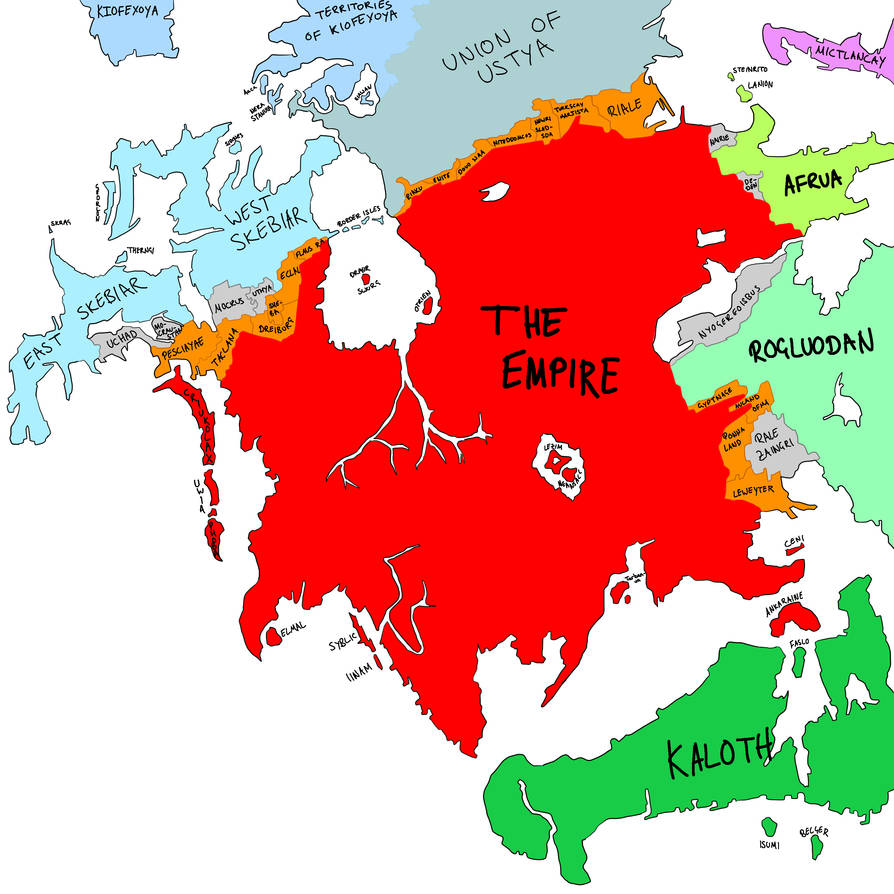 Map of the Empire by SlayGirls on DeviantArt