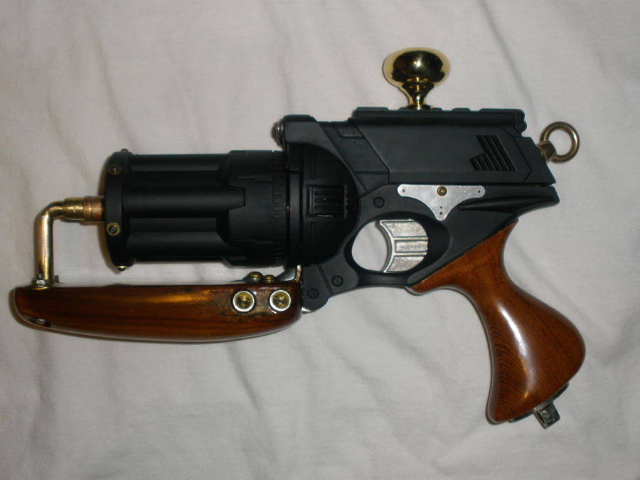 Steam Punk NERF Gun 'Tsarist Fury' Wood Grip