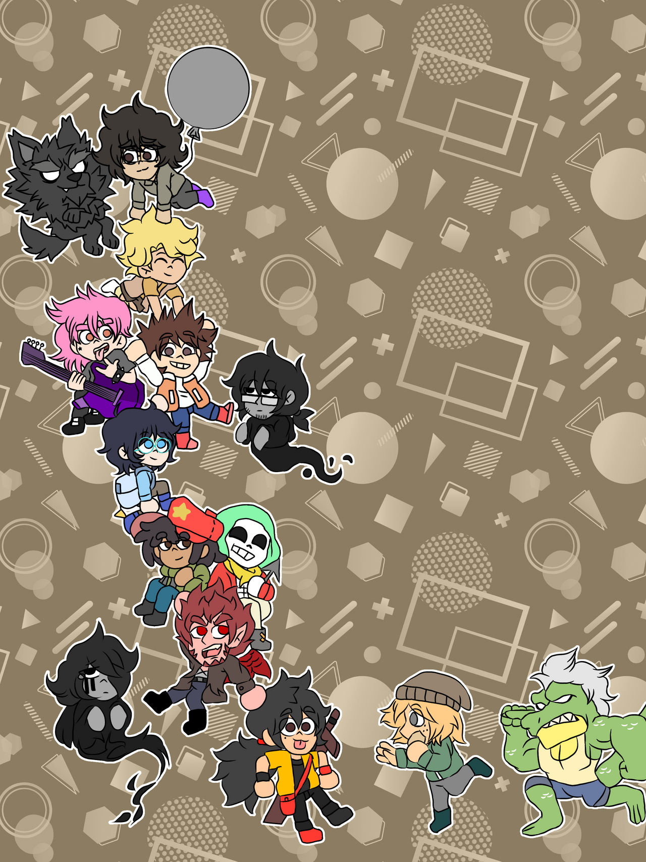 Chibi Computer Oc OC's Chibis Desings by LordRickWolf on DeviantArt