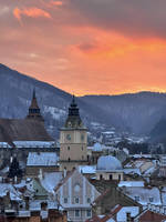 Sunset in Brasov