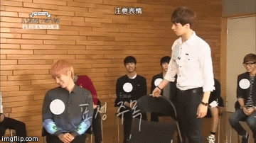 VIXX Ken and BTOB Eunkwang GIF