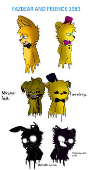 FNAF | SpringTrap And Fredbear - Before and After