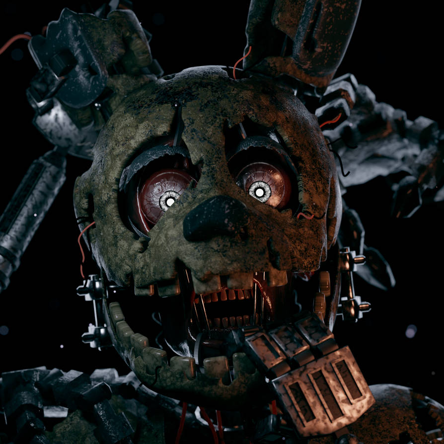 Springtrap being pulled apart (Blender) by MoltenHarry240 on DeviantArt