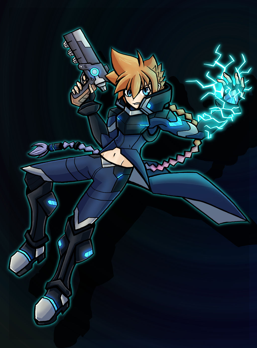 Layla Gunvolt Gunvolt by Zero-lnfinity on DeviantArt