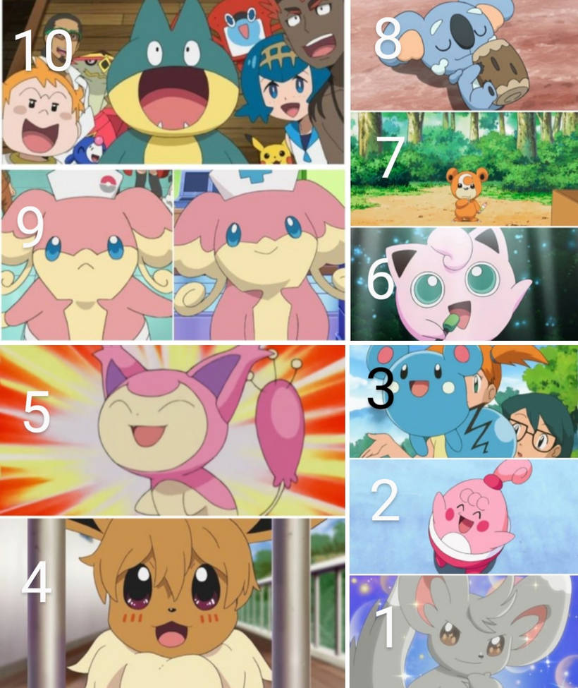 Pokemon: 10 Most Adorable Normal Types by KacperKrysiak on DeviantArt