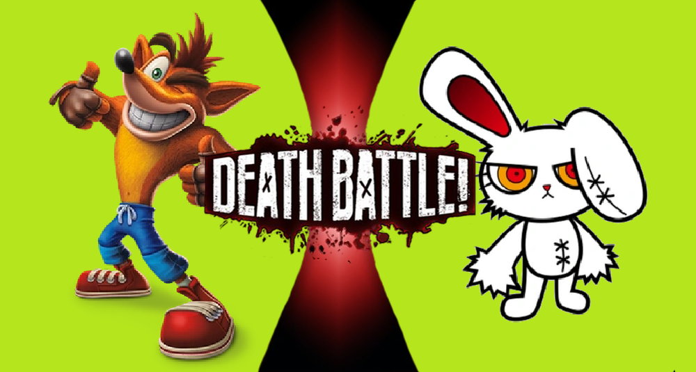 Death battle Crash Bandicoot vs Bloody Bunny by KacperKrysiak on DeviantArt