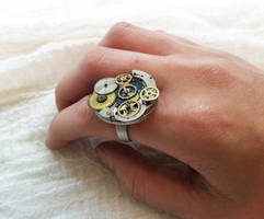 Clockwork Steampunk Ring