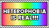 heterophobia is real stamp