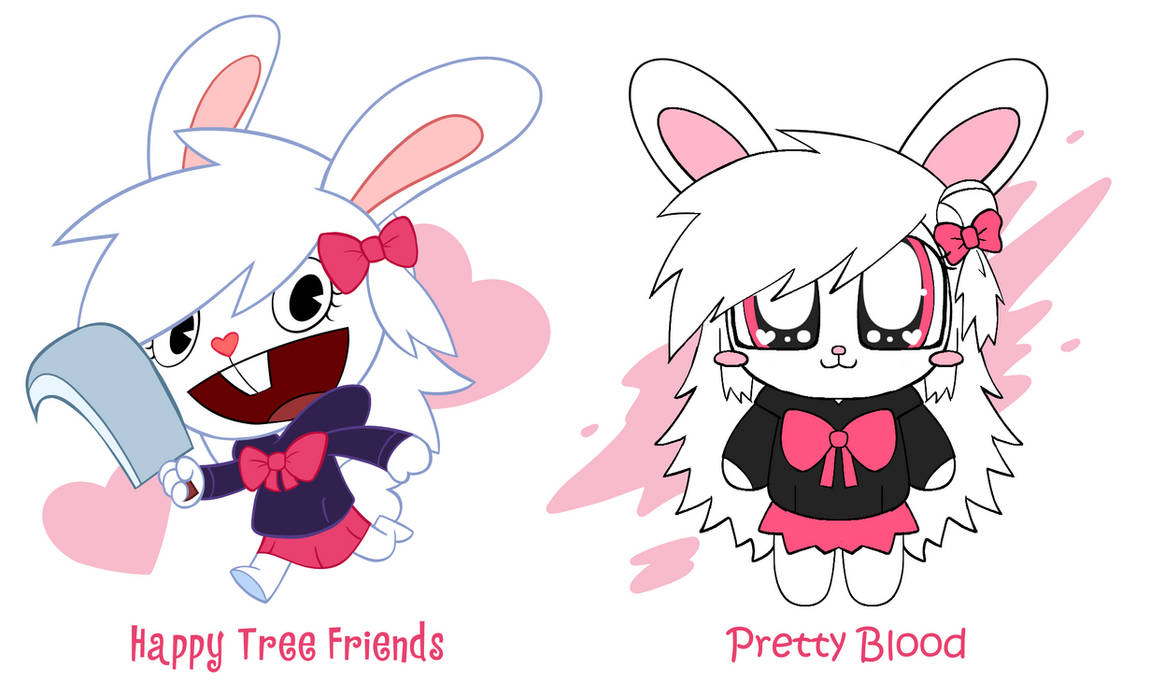 Ena in 2 gore cartoon styles by glassesrabbit on DeviantArt