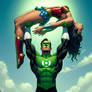 Green Lantern # 73 Variant Cover 3a