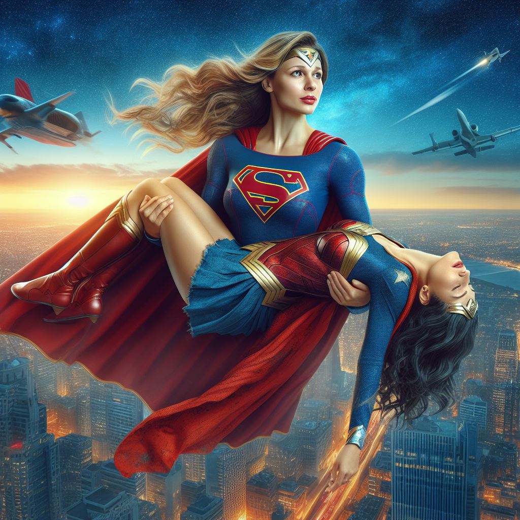 Supergirl Carry Sg 2 by Lepantzeus on DeviantArt