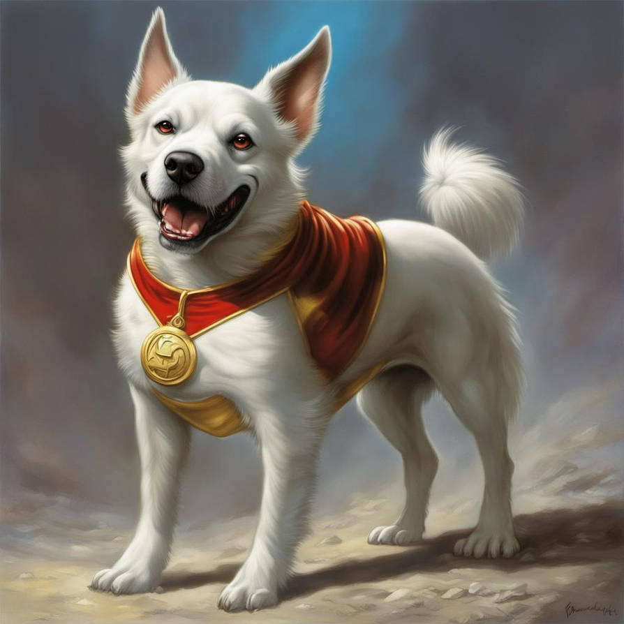 Dc Comics Character Krypto The Super Dog By Lepant by Lepantzeus on ...