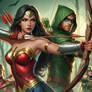 Wonder Woman And Green Arrow Archery Contest 3