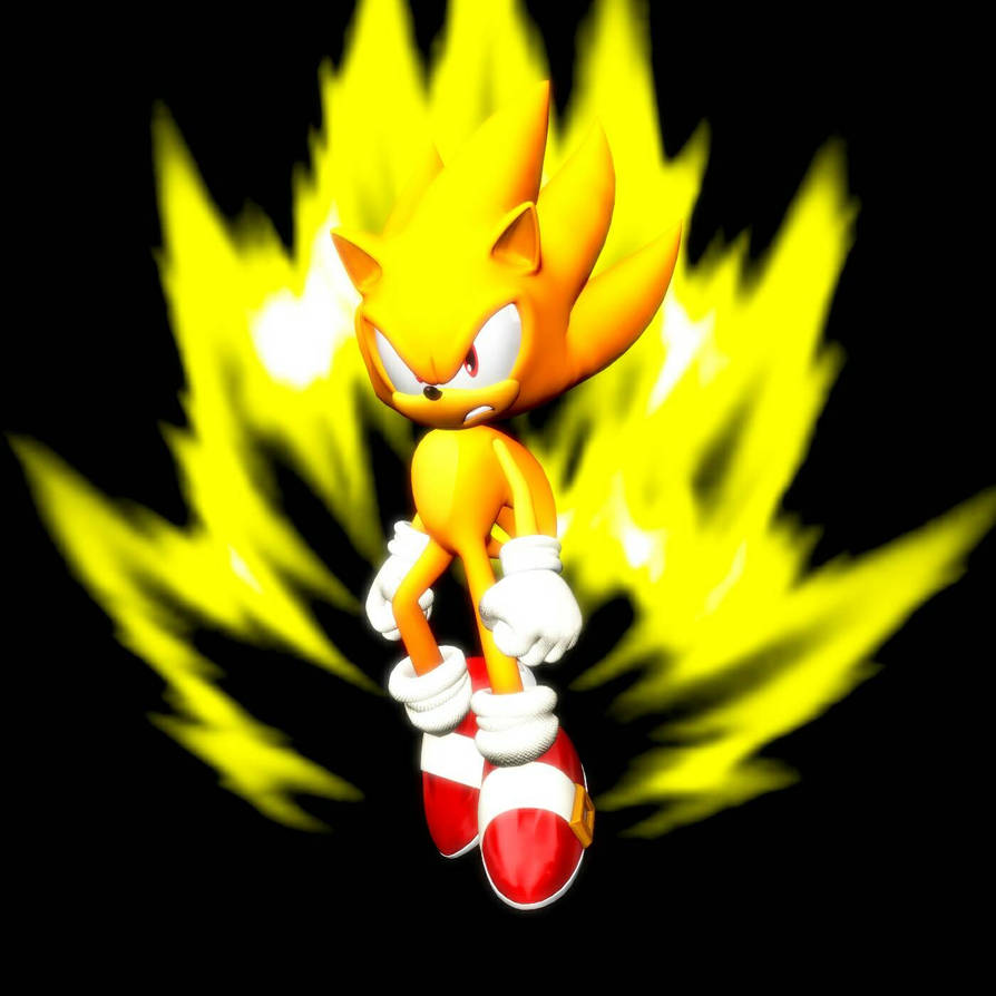 Super Sonic Rendering by BrutalSurge402X on DeviantArt