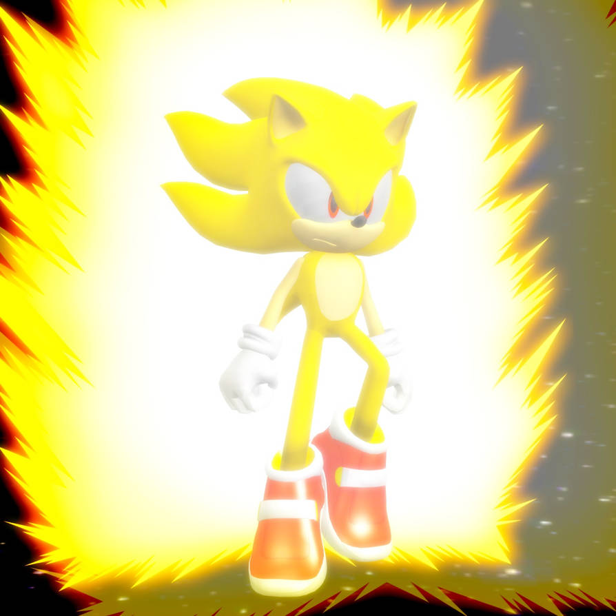Super Sonic Rendering (SA2) by BrutalSurge402X on DeviantArt