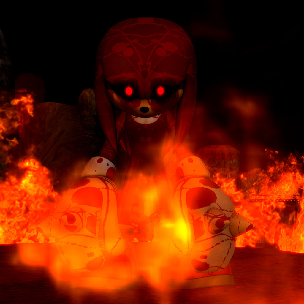 Knuckles.EXE Rendering by BrutalSurge402X on DeviantArt