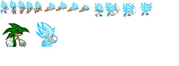 my hyper sonic sprite