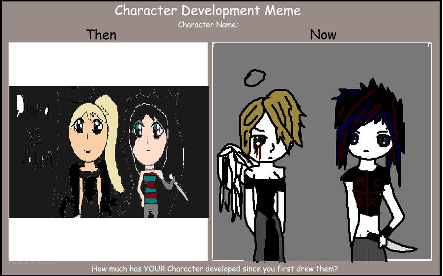 Character Development meme Diana vs Jaden