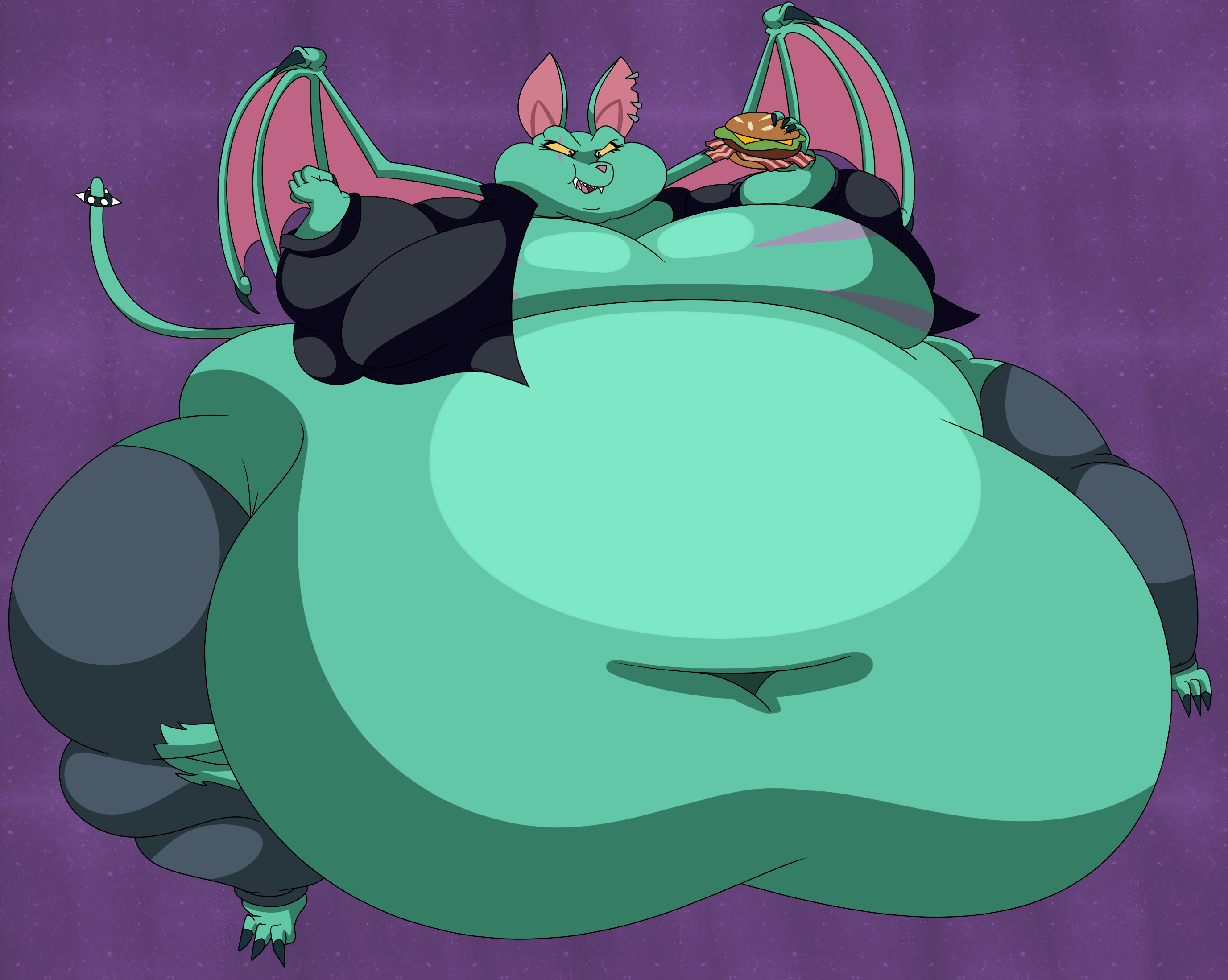 Obese Rbat CatBat Fat by Milk-Knight on DeviantArt