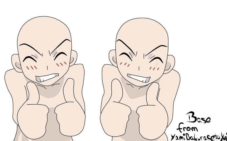 Thumbs up base by YamiBakuraSetoYugi on DeviantArt Thumbs up base by YamiBakuraSetoYugi on DeviantArt
