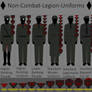 Legion Non-Combat-Uniforms with Ranks Insignias
