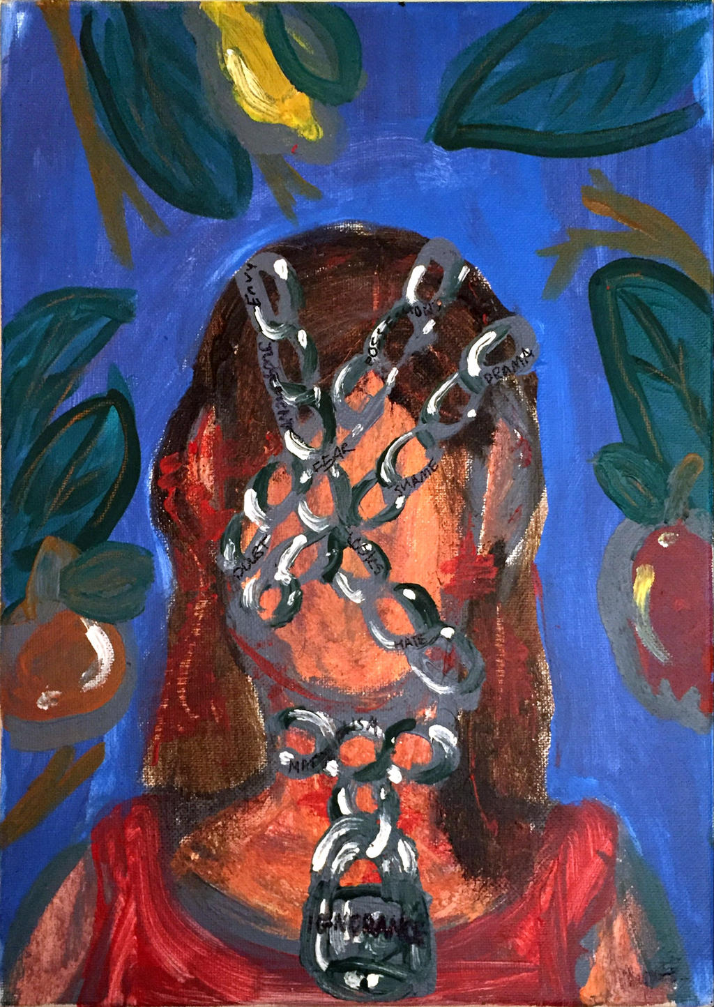 Girl in Chains by SilverSparroww on DeviantArt