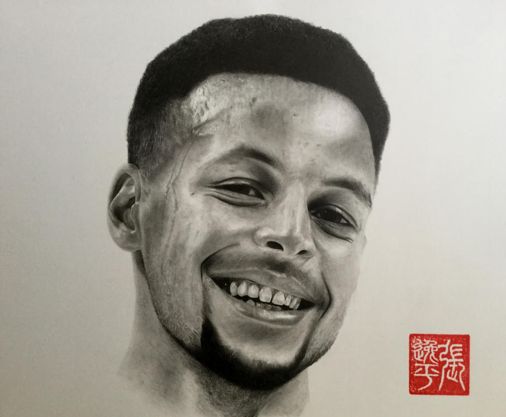 Stephen Curry Portrait by yipzhang5201314