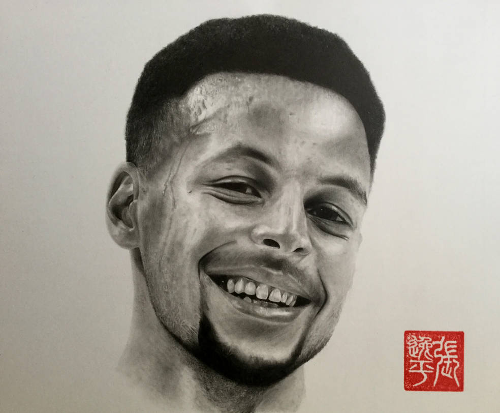 Stephen Curry Portrait by yipzhang5201314
