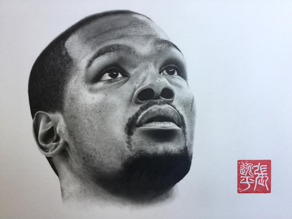 Kevin Durant Portrait by yipzhang5201314
