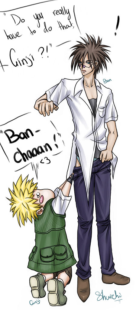 Banji References Ginji and Ban - GB by Sesshoumaru-lover on DeviantArt
