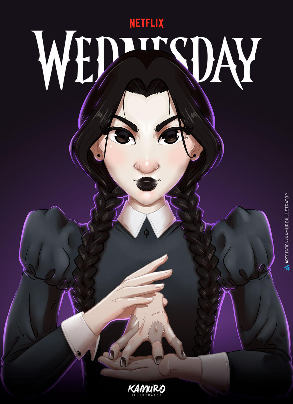 Wednesday Deviantart Wednesday Addams - Fanart Kamuro by KamuroDraws on DeviantArt