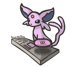 DJ-lution: Espeon by PeekingBoo