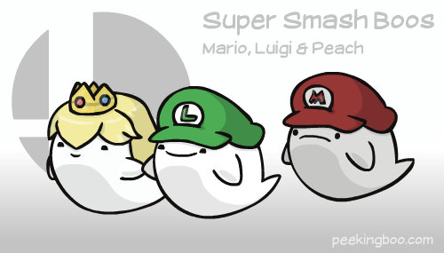 Peach Bot Super Smash Boos - Mario, Luigi and Peach by PeekingBoo on DeviantArt