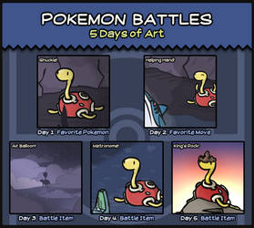 Pokemon Battles - 5 Days of Art! (Art Meme)