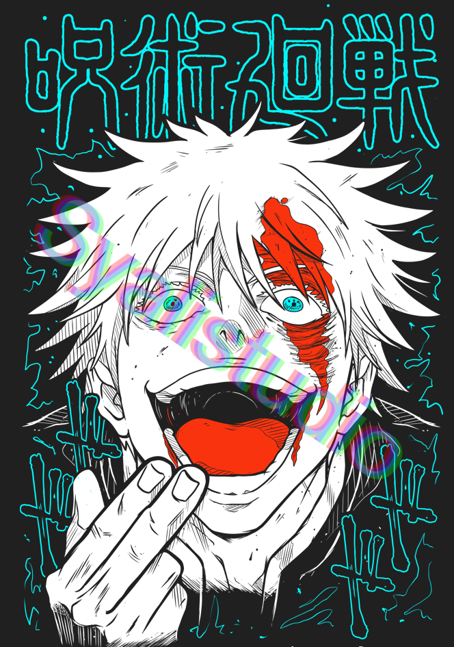 Gojo Satoru Design by SyalisStudio on DeviantArt