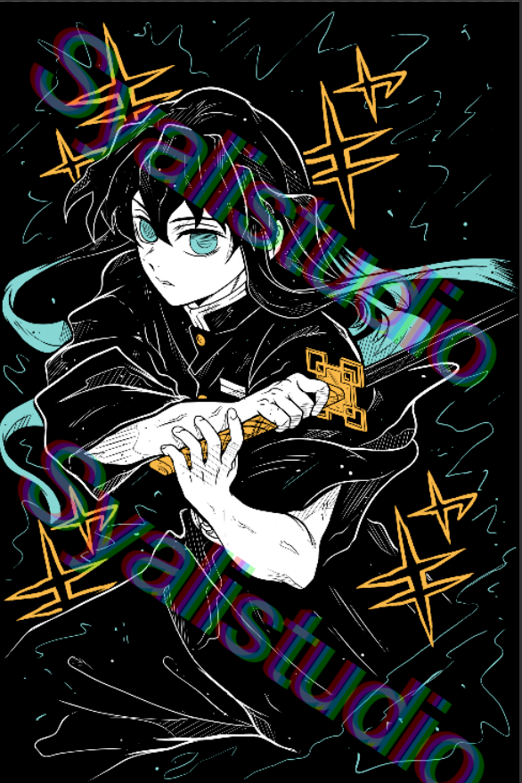 Muichiro Text Muichiro Tokito Design by SyalisStudio on DeviantArt
