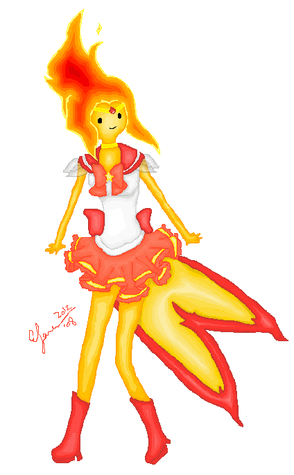 Flame Senshi Super Pixel