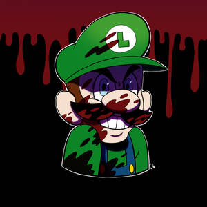 Creepy Luigi commission