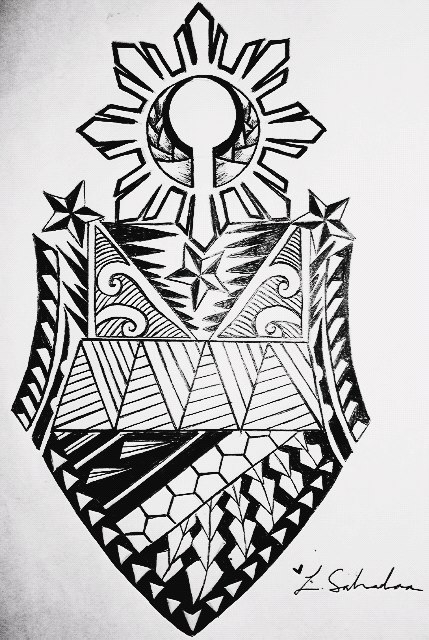  Filipino  Tribal  Arm Sleeve tattoo  design  by 808LSALVADOR 