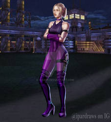 Nina Williams - Tekken 3 - Purple Suit by ipar09