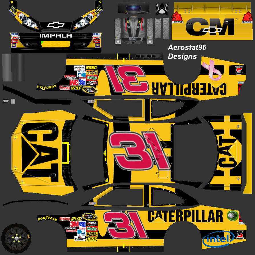 Caterpillar Nascar Scheme by Aerostat96 on DeviantArt