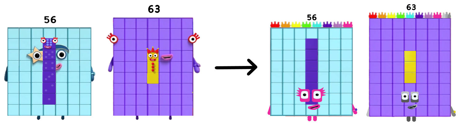 Numberblocks 56 And 63 By Ramonsuper On Deviantart 59 Off Numberblocks 56 And 63 By Ramonsuper On Deviantart 59 Off