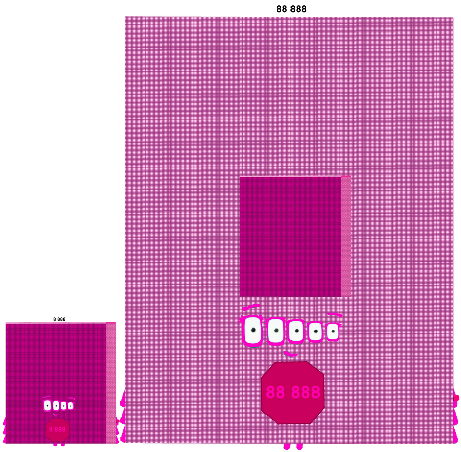 8888 And 88888 Are Super Duper Octoblock Friends by RamonSuper on ...