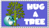 Hug a Tree Stamp v2 by HippieKender