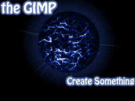 Gimp Planet Splash - Blue