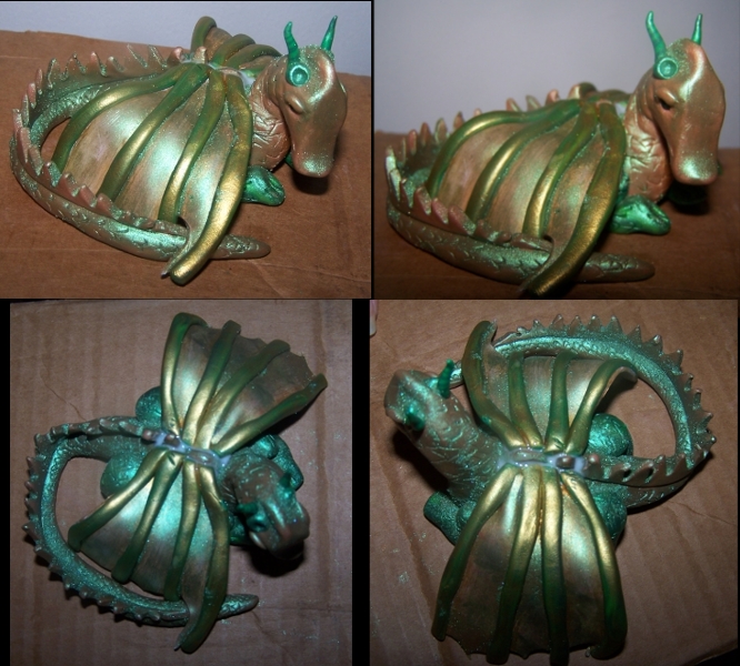 Polymer Dragon - Green