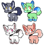 Cute floofy cat/dog 5 point adopts (CLOSED)