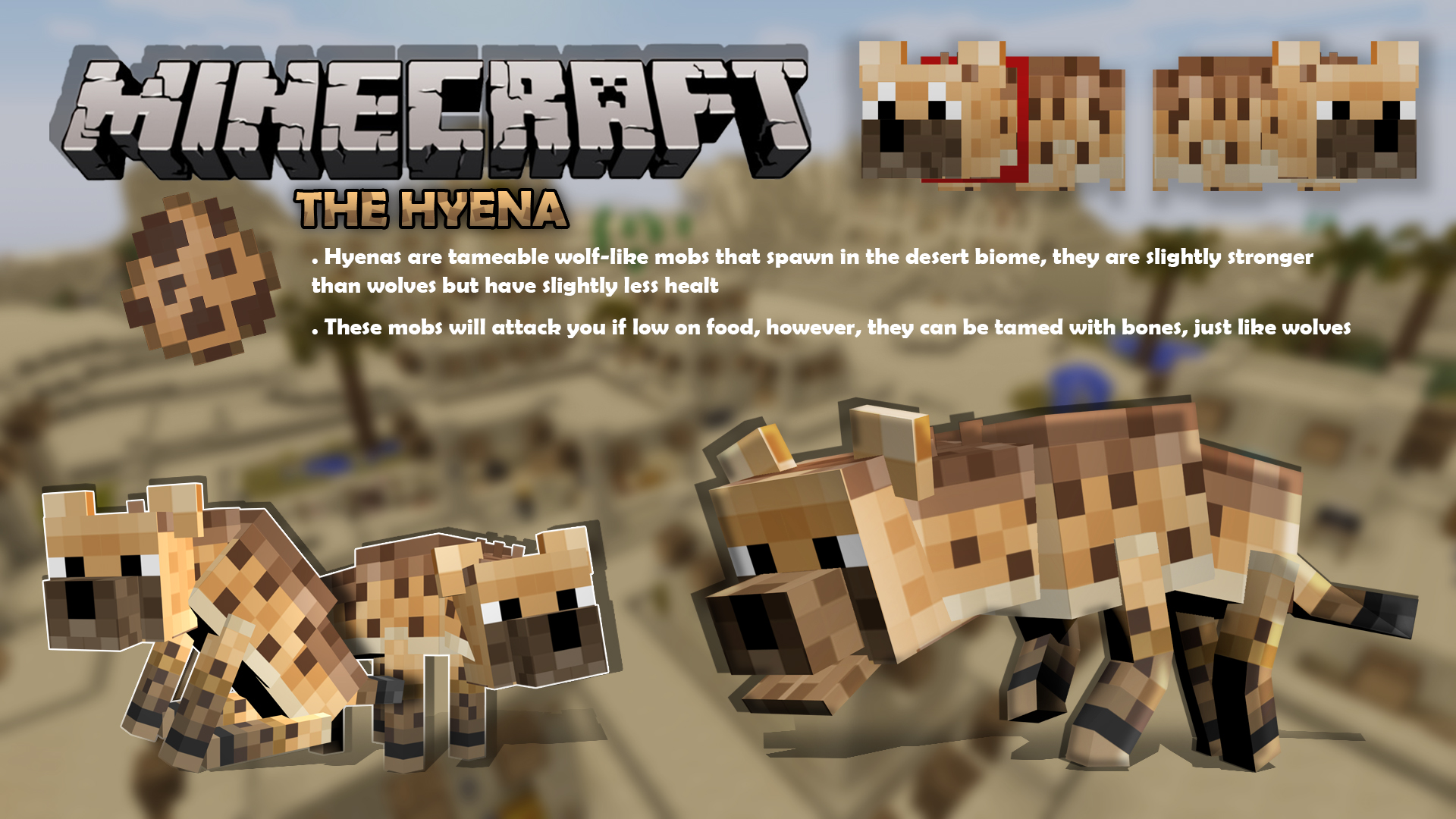 Minecraft : Hyena by PivotNazaOfficial on DeviantArt Minecraft : Hyena by PivotNazaOfficial on DeviantArt