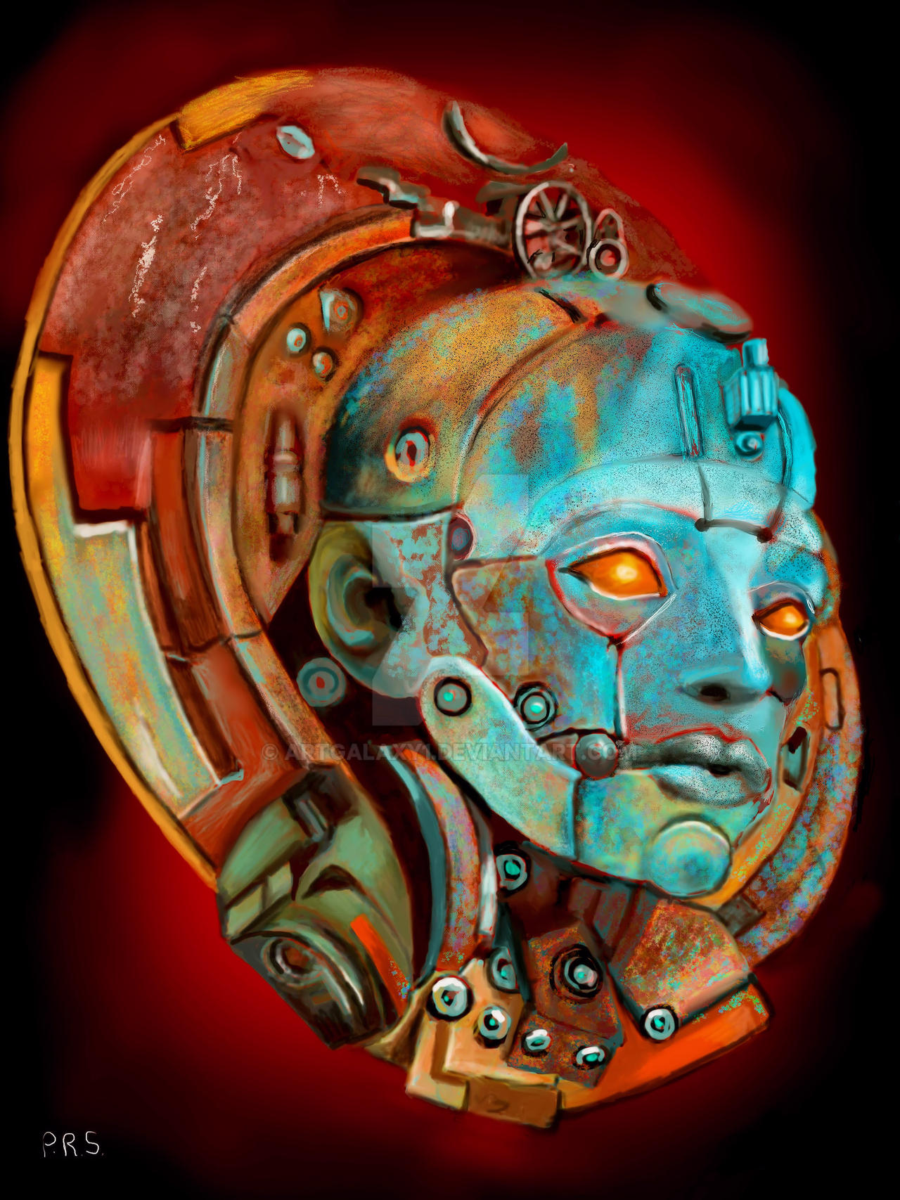 Mayan god by artgalaxy1 on DeviantArt